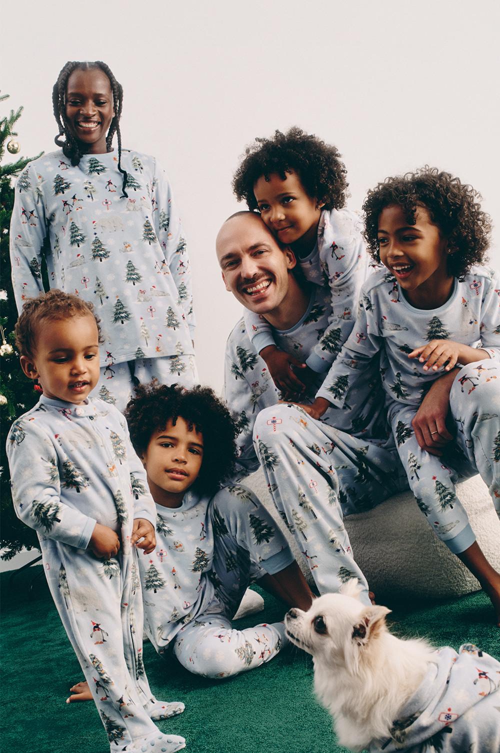 Gray family pajamas sale